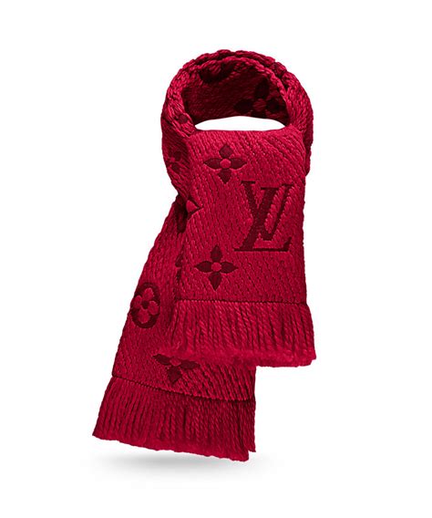 lv scarf red|genuine louis vuitton scarf.